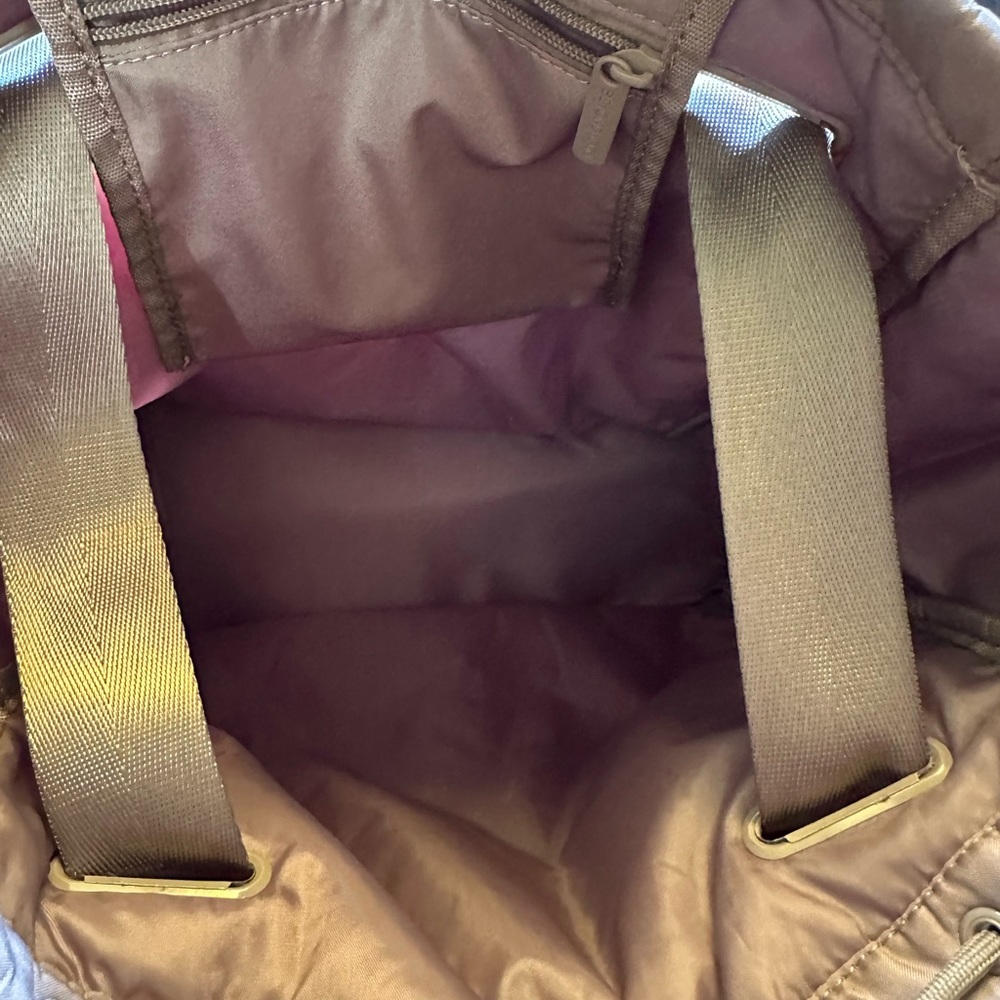 Beyond Yoga Convertible Bag In Birch View 3